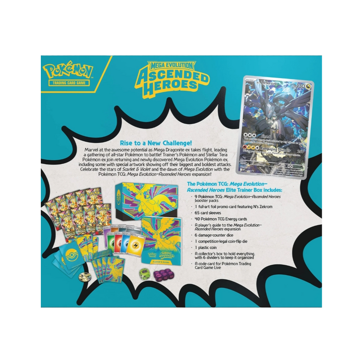 PREVENTA Pokémon Ascended Heroes ETB Inglés