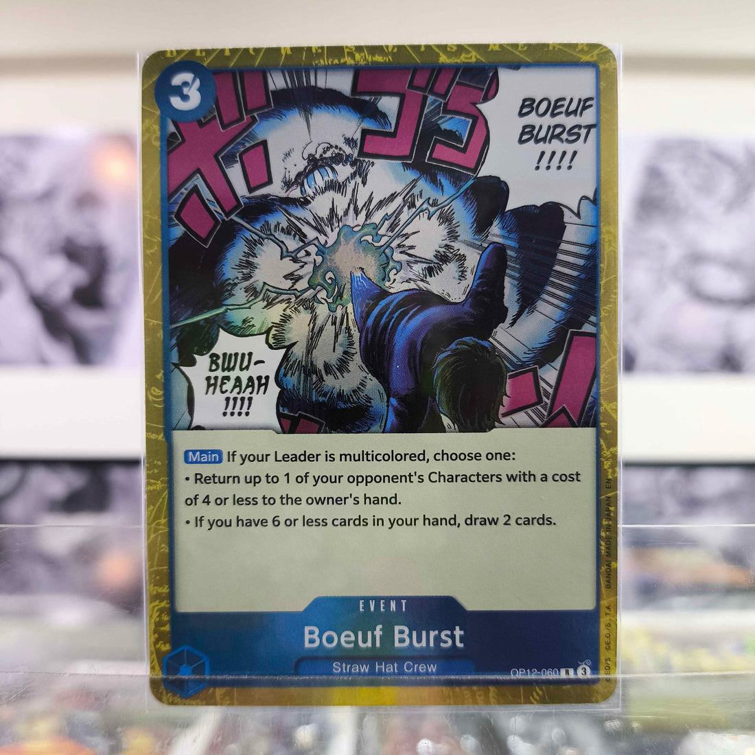 Boeuf Burst OP12/060 Single One Piece TCG