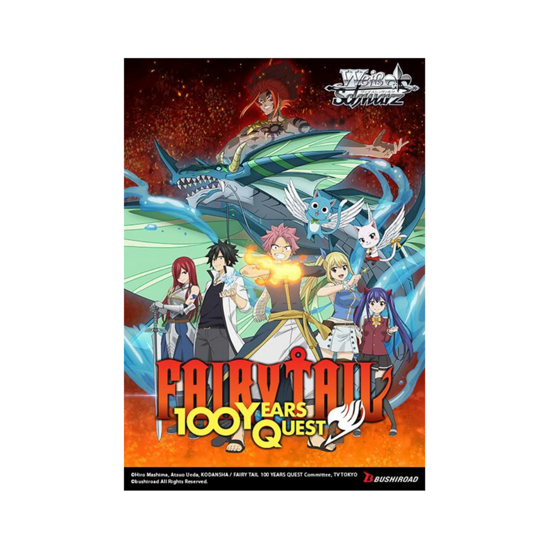 PREVENTA Bushiroad Weiss Fairy Tail 100 Years Quest - Booster Pack Display