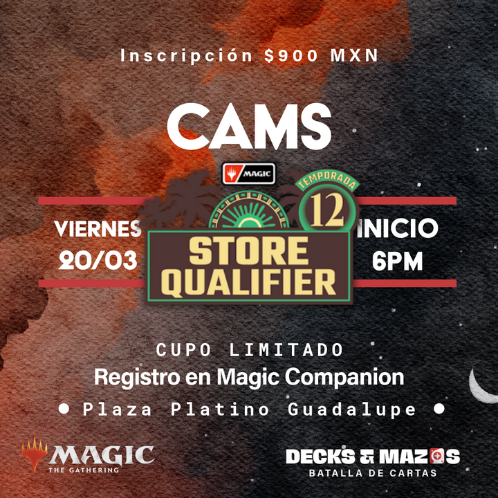 Entrada MTG Store Qualifier / 20 de Marzo