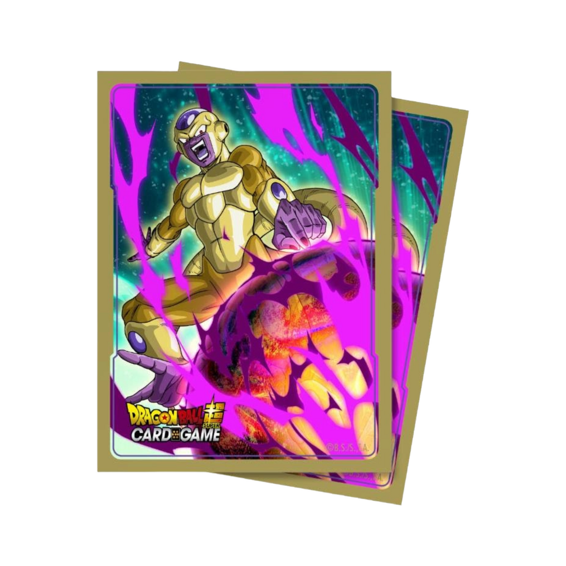 Dragon Ball Super Standard Size Deck Protectorsleeves 65ct. - Gold Frieza