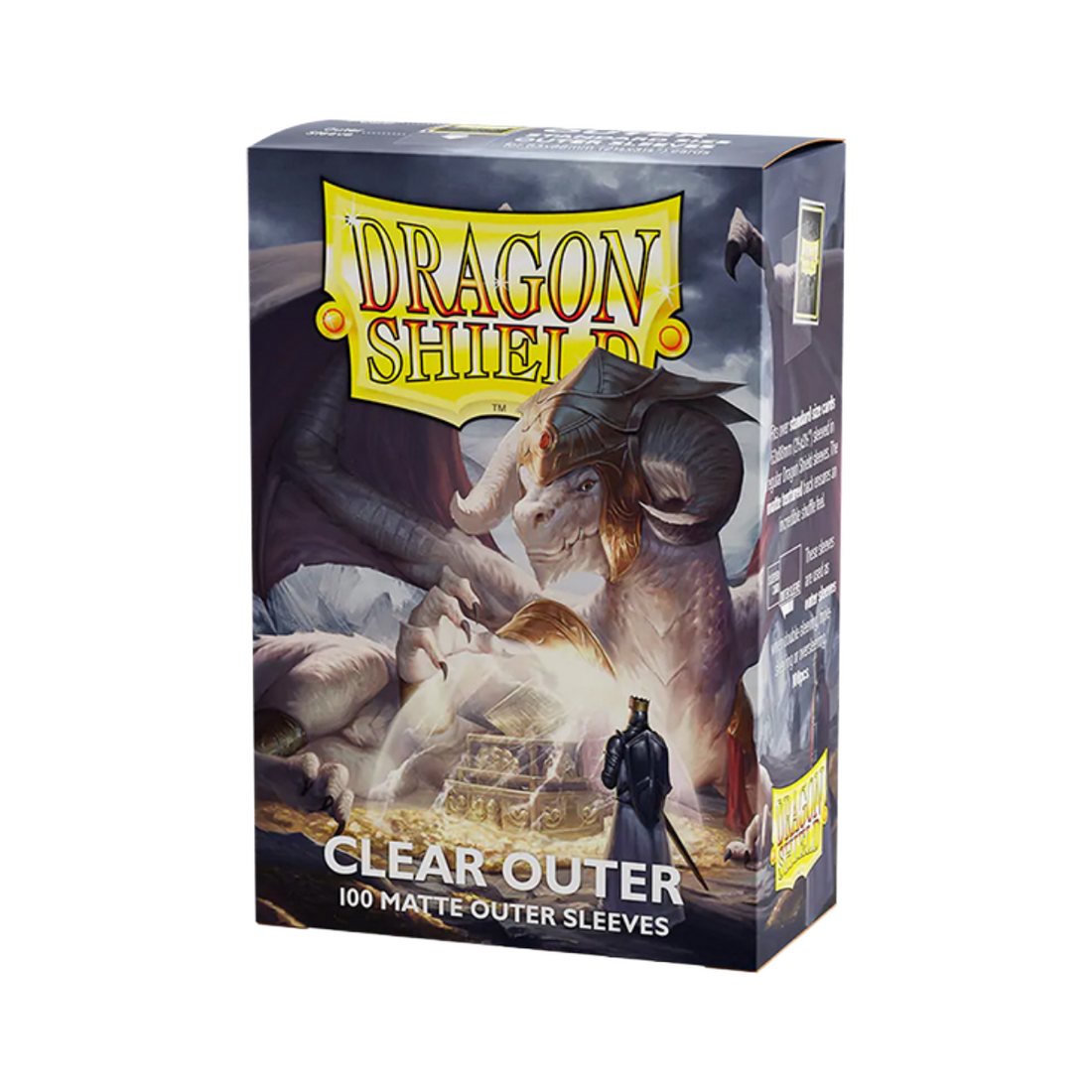 Dragon Shield Sleeves: Standard- Matte Outer Sleeves - Clear