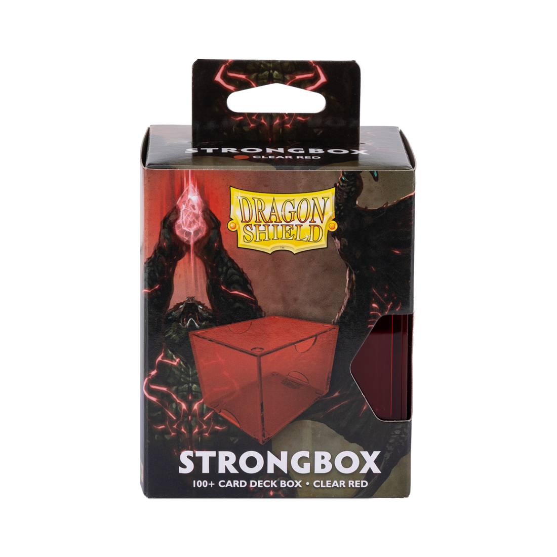 Dragon Shield Deckbox: 100+ Strongbox- Clear