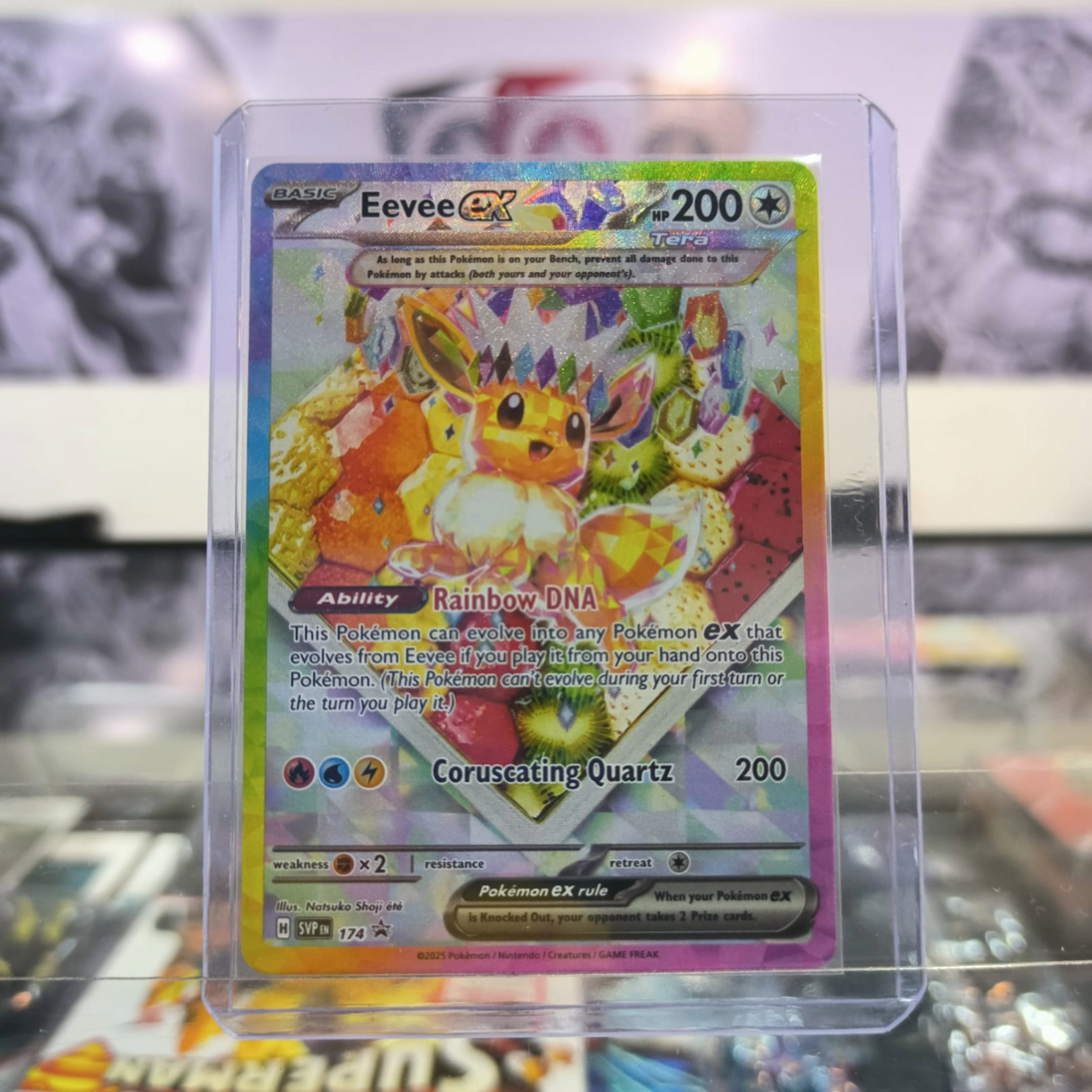 Eevee EX SVP 174 Single Pokémon TCG