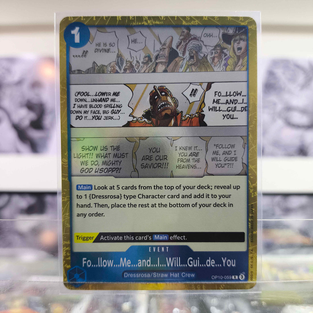 Follow Me And I Will Guide You OP10/059 Single One Piece TCG