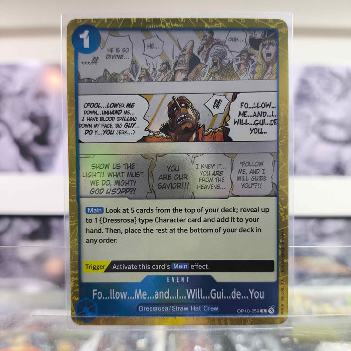 Follow Me And I Will Guide You OP10/059 Single One Piece TCG