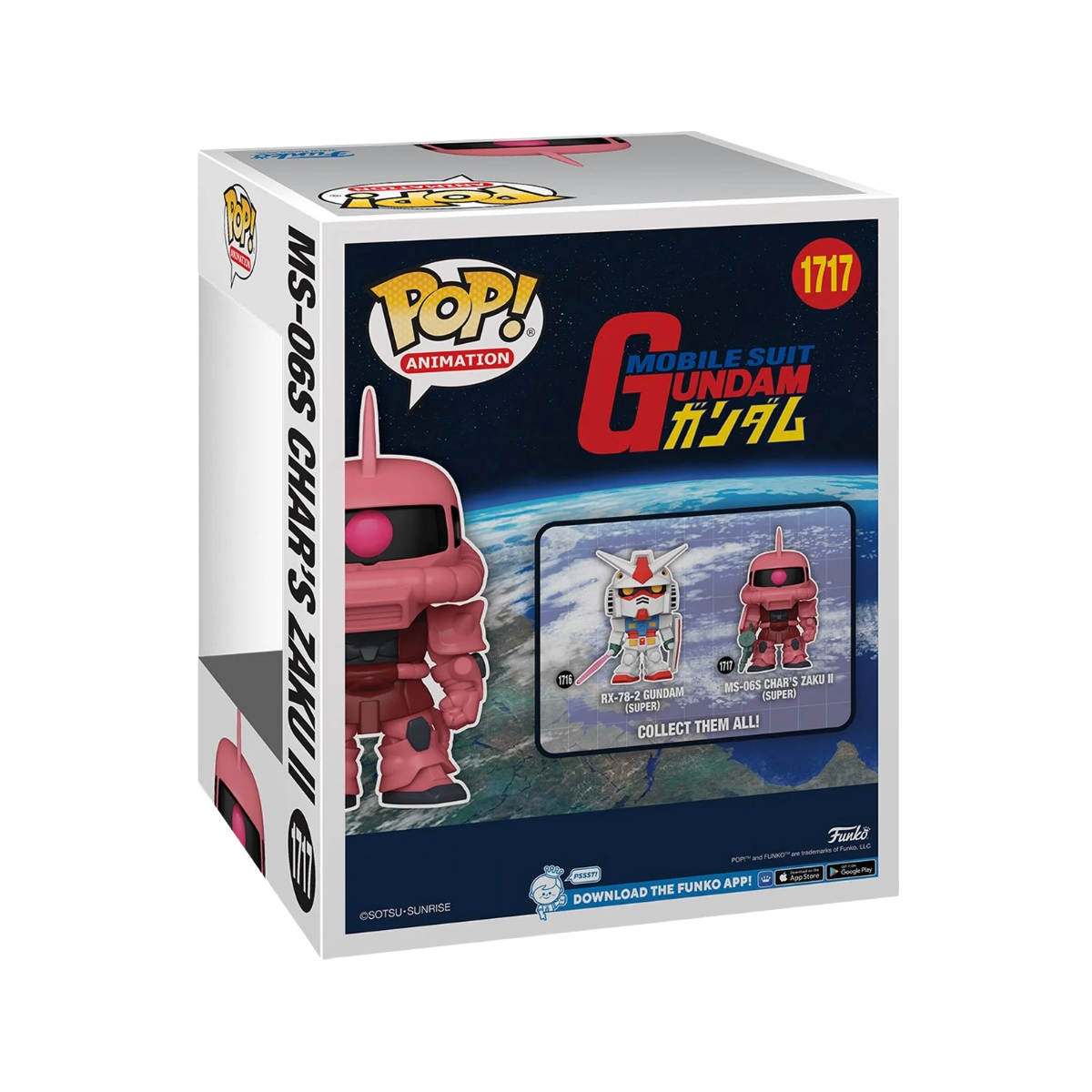 Funko Pop Super: Mobile Suit Gundam - MS 06S Chars Zaku II