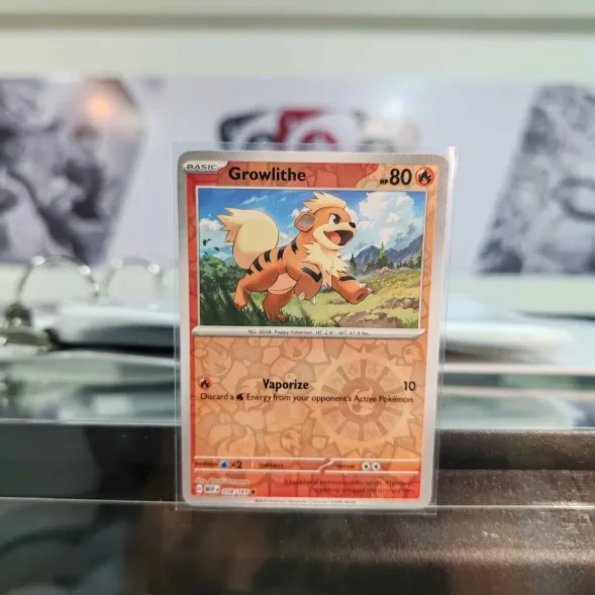 Growlithe MEW 058/165 Single Reverse Pokémon TCG