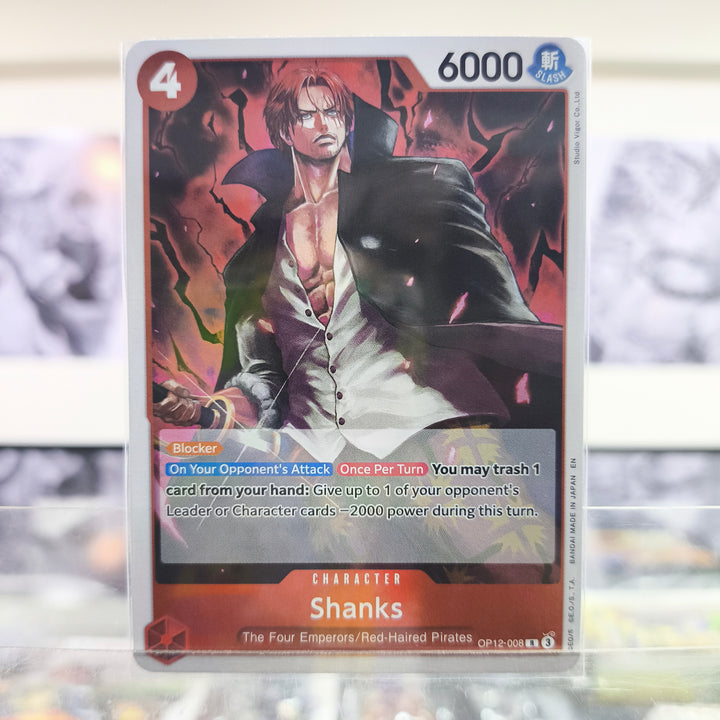 Shanks OP12/008 Single One Piece TCG