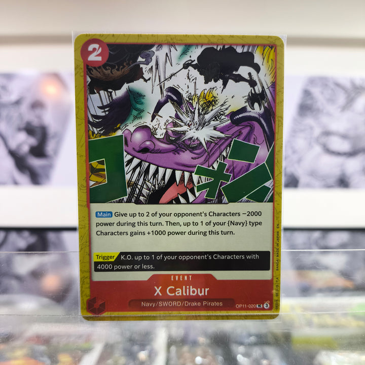 X Calibur OP11/020 Single One Piece TCG