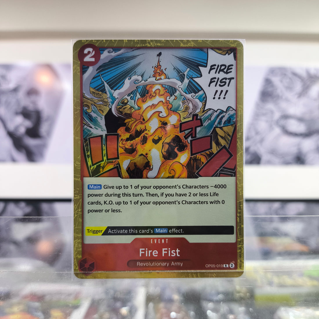 Fire Fist OP05-019 Single One Piece TCG