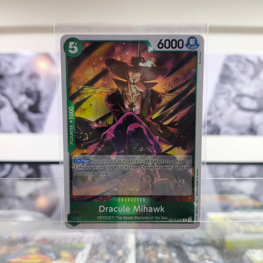 Dracule Mihawk OP10/029 Single One Piece TCG