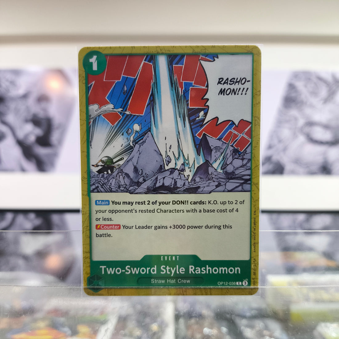 Two-Sword Style Rashomon OP12/038 Single One Piece TCG