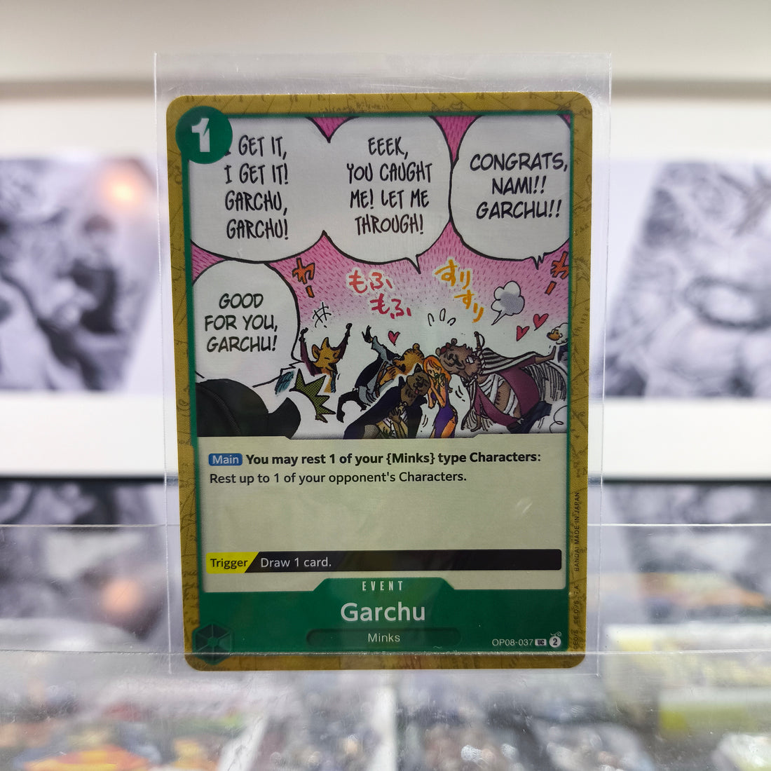 Garchu OP08/037 Single One Piece TCG