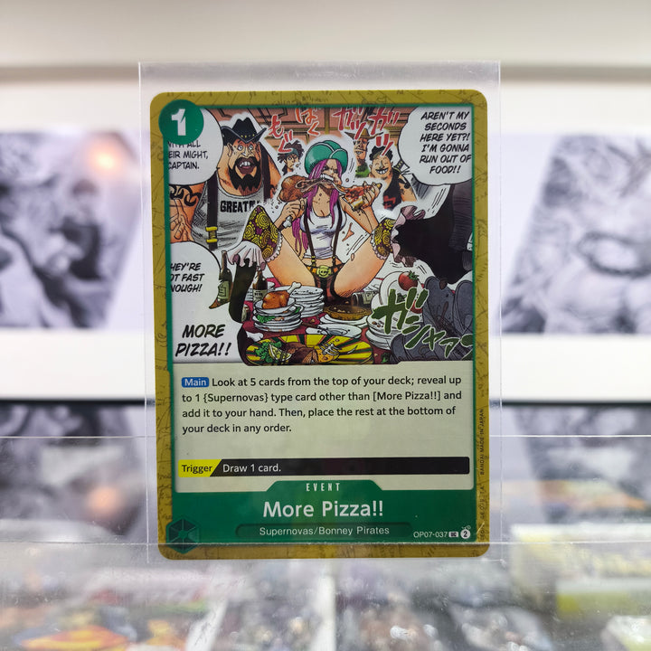 More Pizza!! OP07/037 Single One Piece TCG