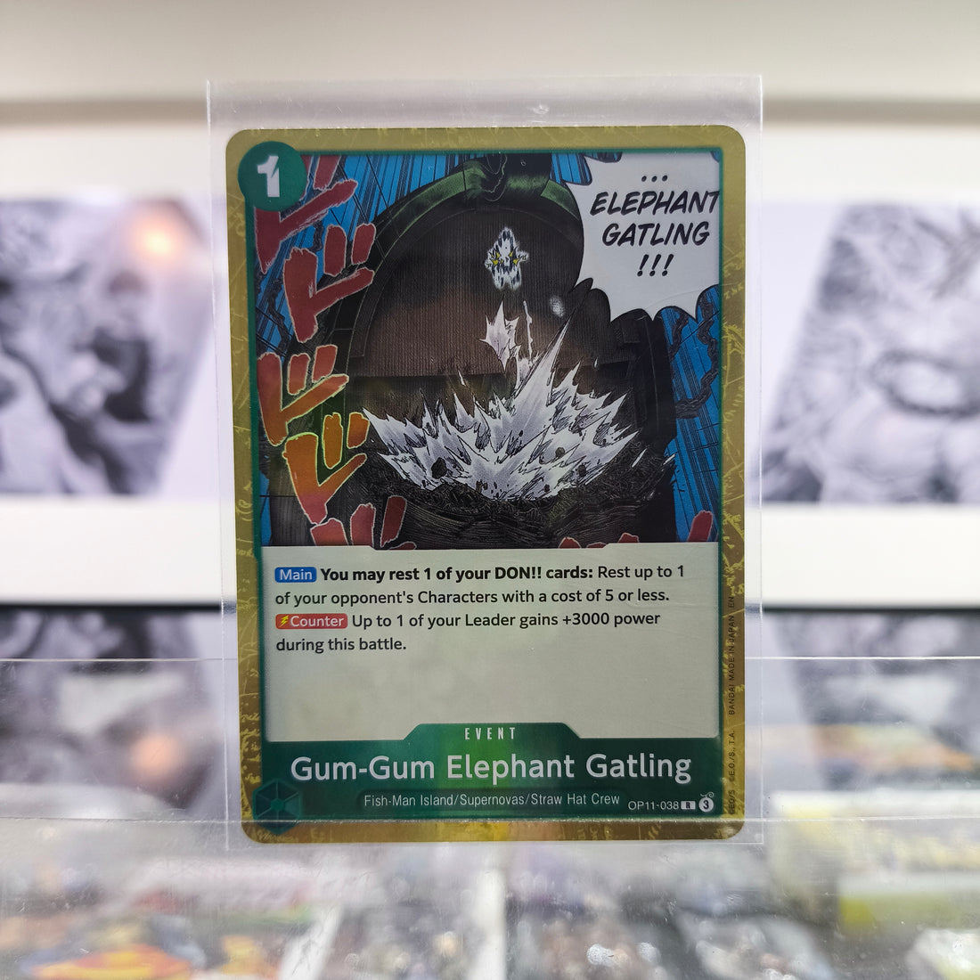 Gum Gum Elephant Gatling OP11/038 Single One Piece TCG