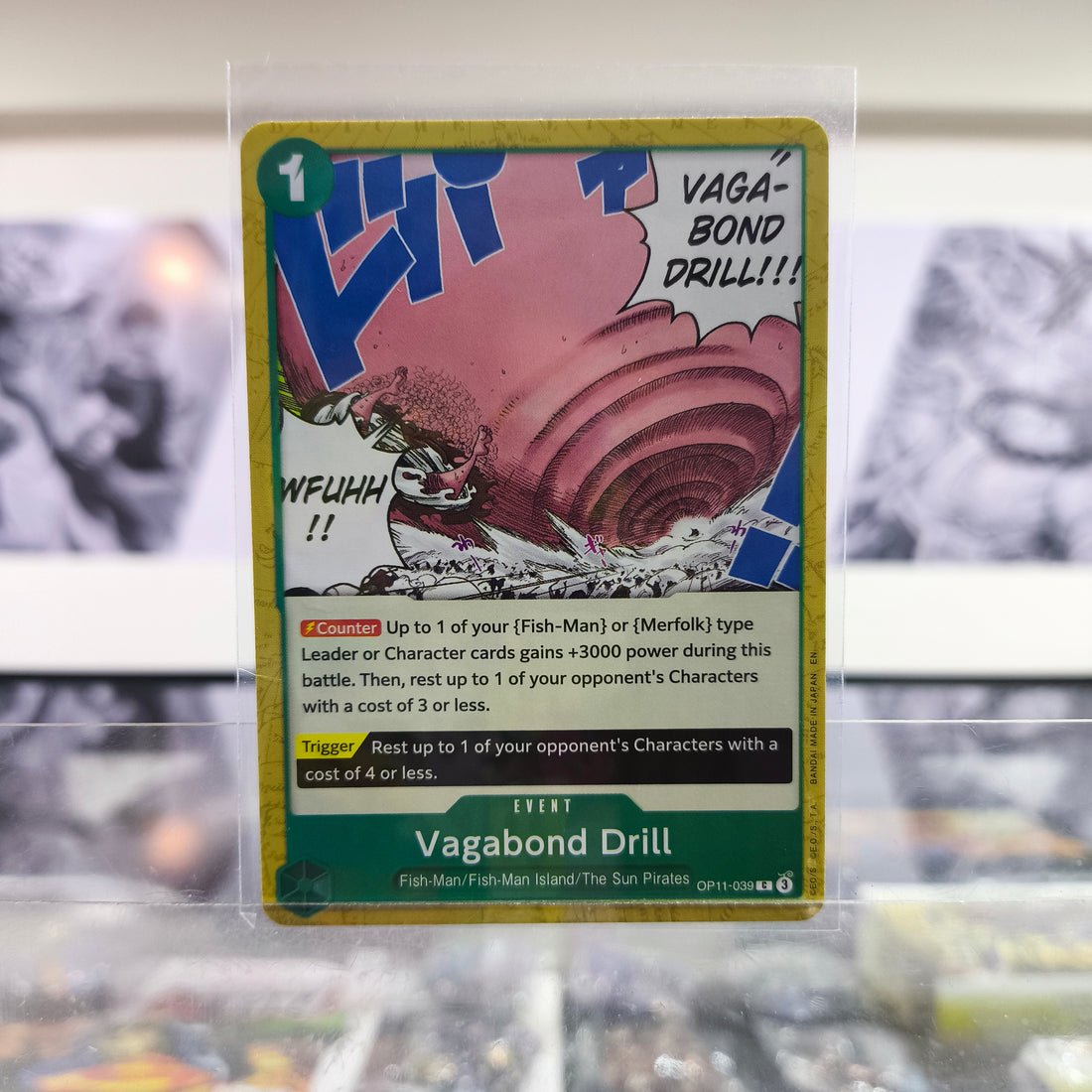 Vagabond Drill OP11/039 Single One Piece TCG