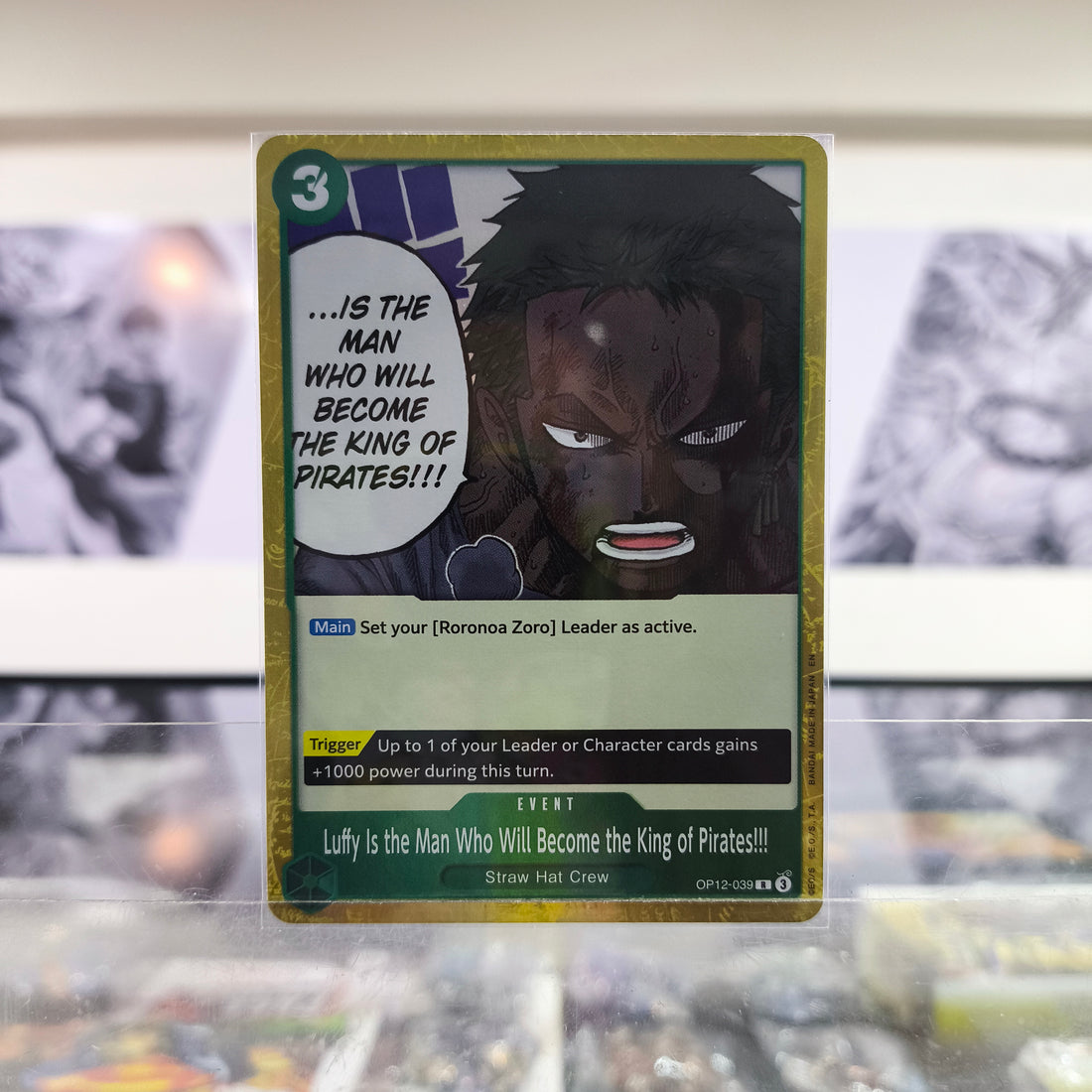 Luffy is the Man Who Will OP12/039 Single One Piece TCG