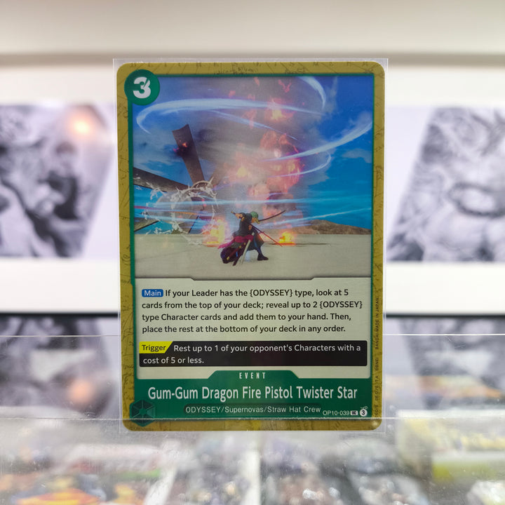 Gum-Gum Dragon Fire Pistol OP10/039 Single One Piece TCG