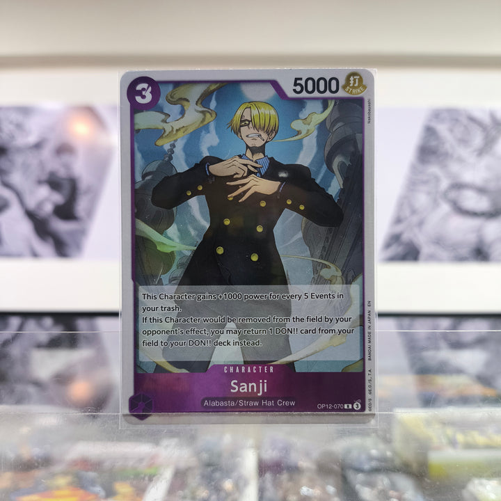 Sanji OP12/070 Single One Piece TCG