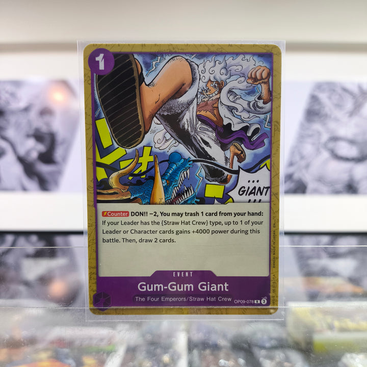 Gum-Gum Giant OP09/078 Single One Piece TCG