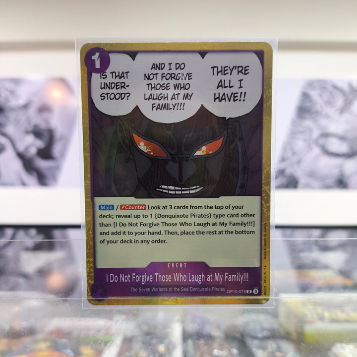 I Do Not Forgive Those Who OP10/078 Single One Piece TCG