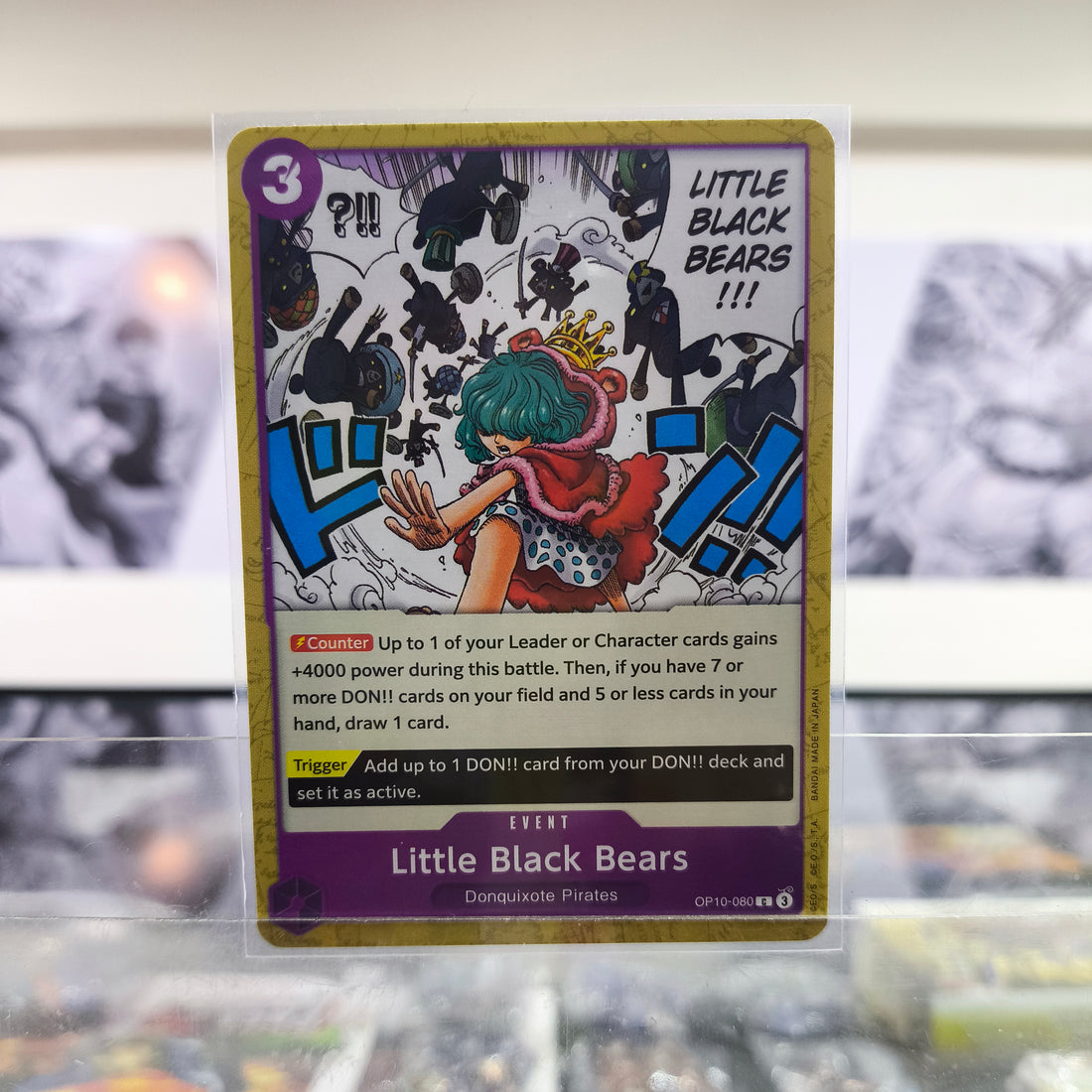Little Black Bears OP10/080 Single One Piece TCG