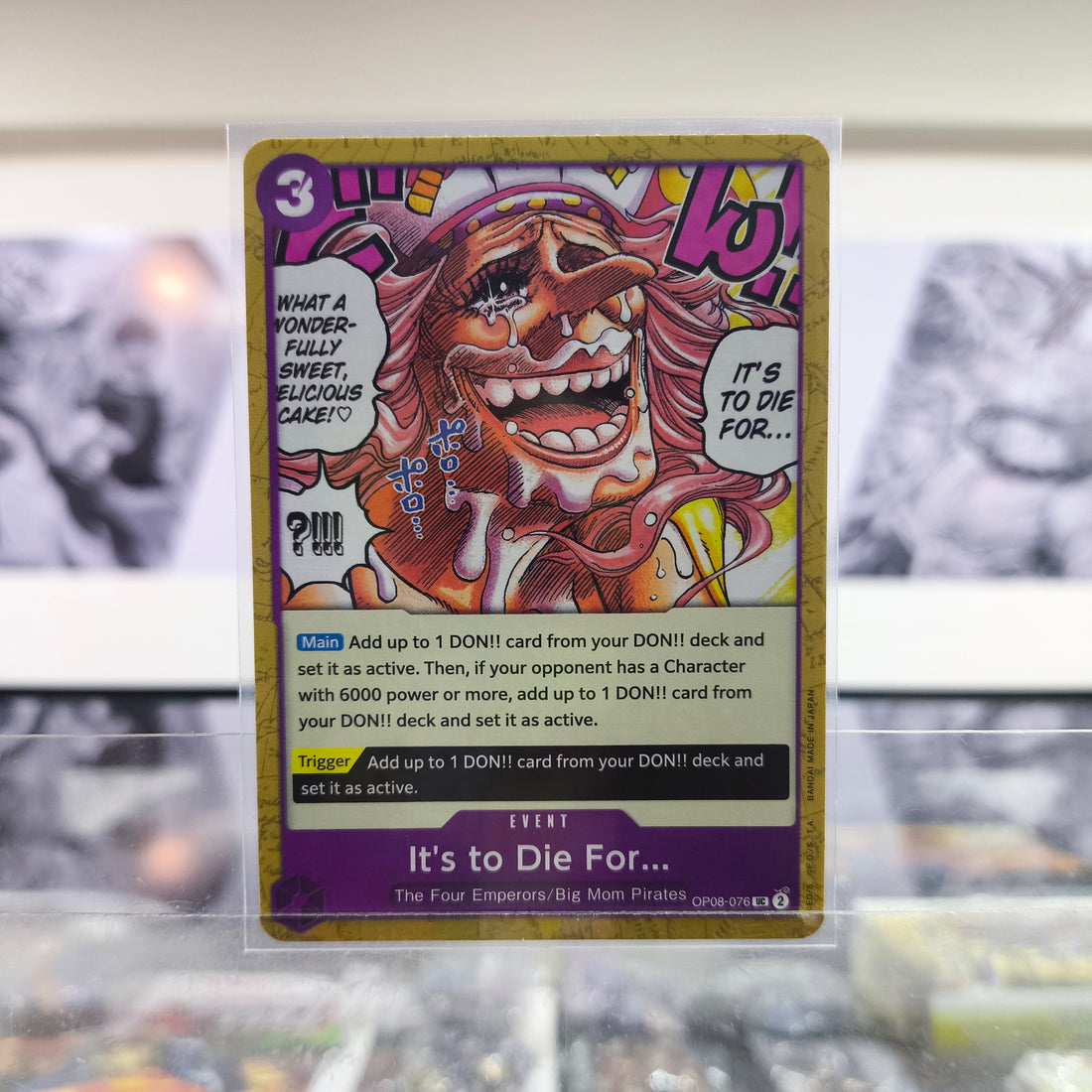 It´s to Die for... OP08/076 Single One Piece TCG