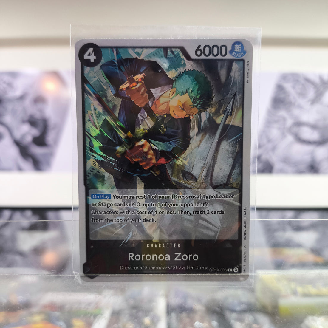 Roronoa Zoro OP010/095 Single One Piece TCG