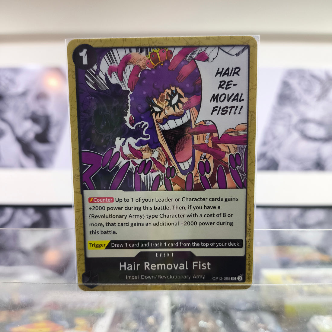 Hair Removal Fist OP12/098 Single One Piece TCG