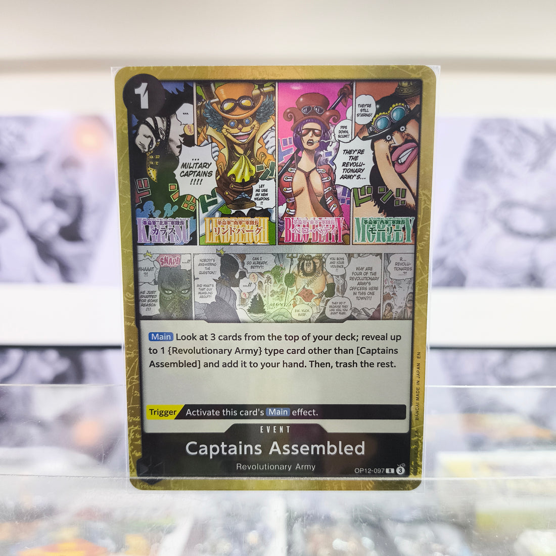 Captains Assembled OP12/097 Single One Piece TCG