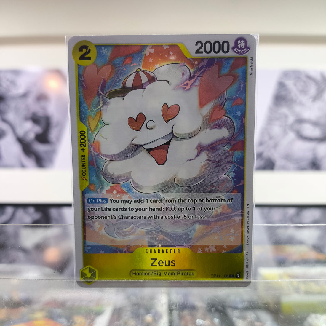 Zeus OP11/106 Single One Piece TCG
