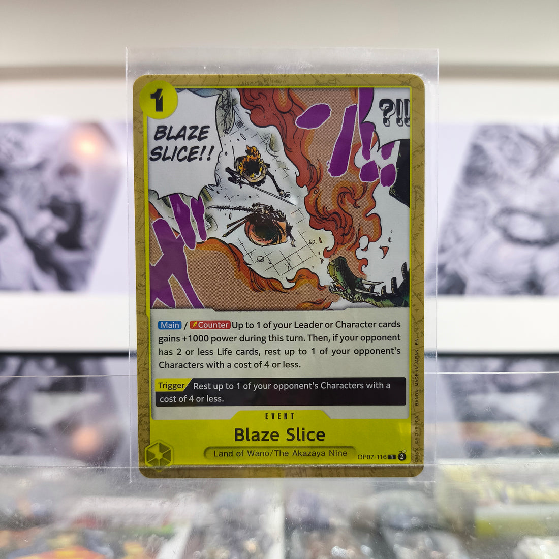 Blaze Slice OP07/116 Single One Piece TCG