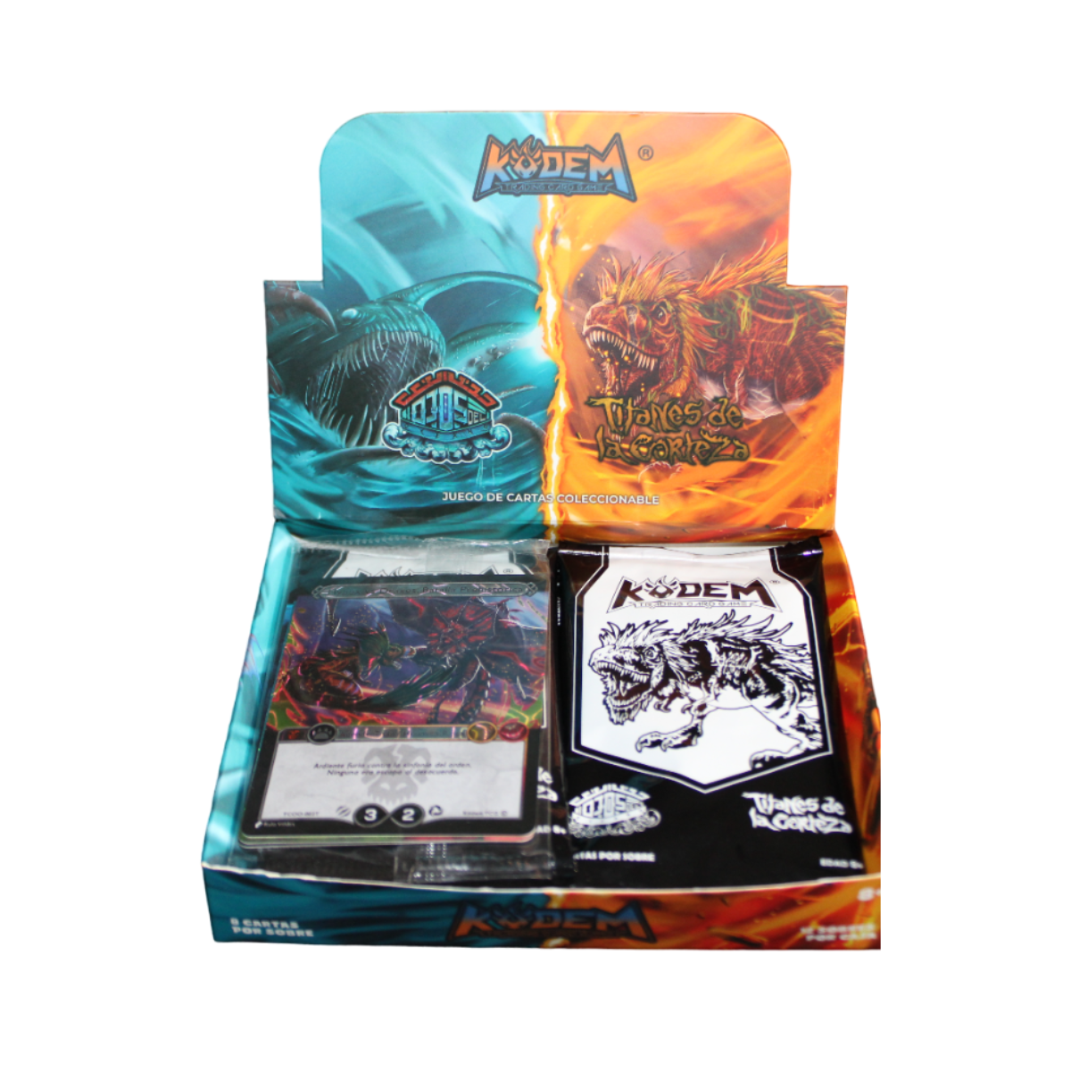 Kodem Booster Box Expansión Doble: Titanes de la Corteza+Ojos del Océano