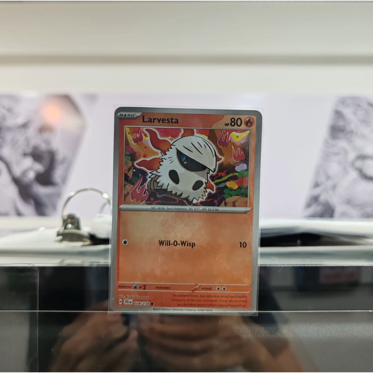 Larvesta JTG 028/159 Single Reverse Pokémon TCG