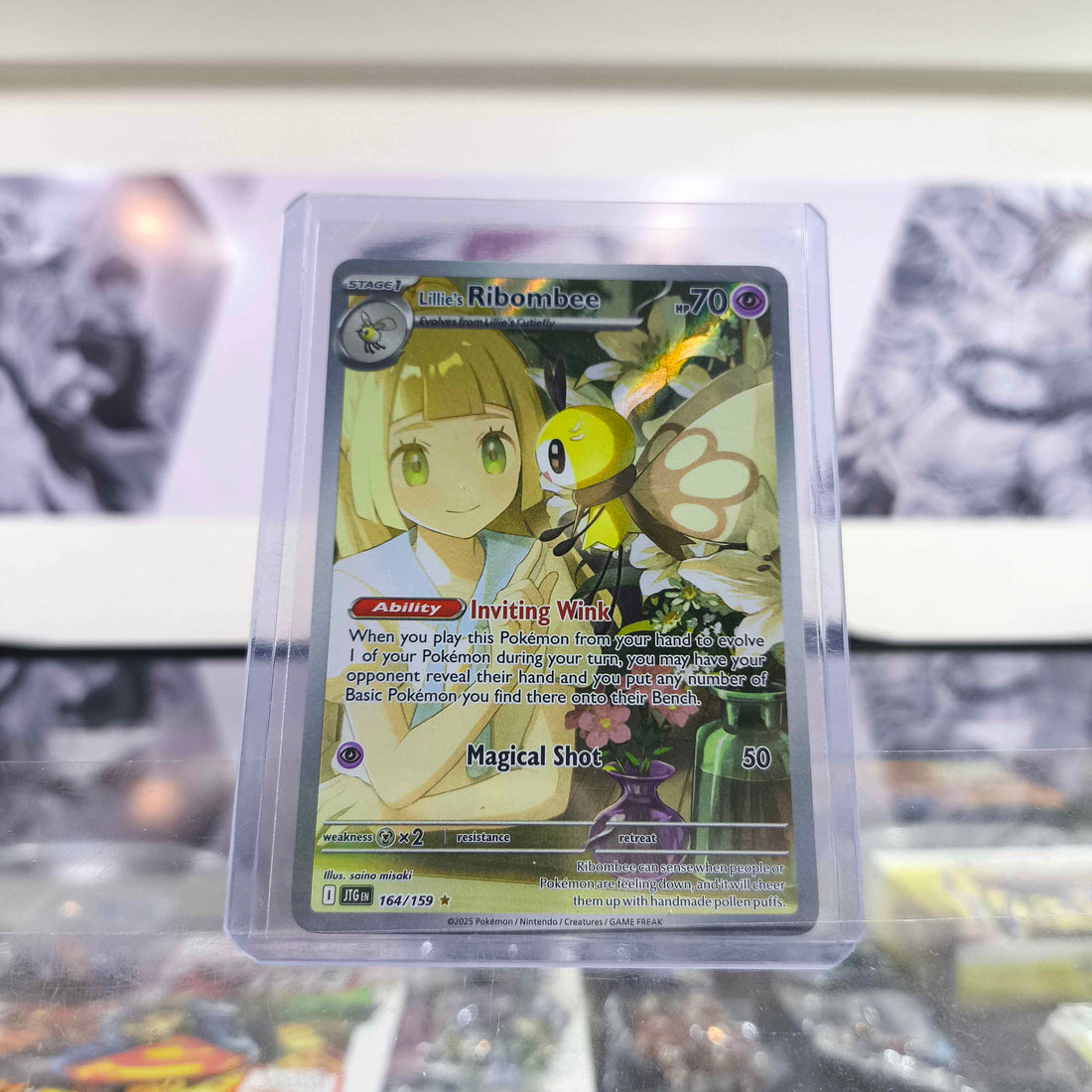 Lillie´s Ribombee JTG 164/159 Single Pokémon TCG