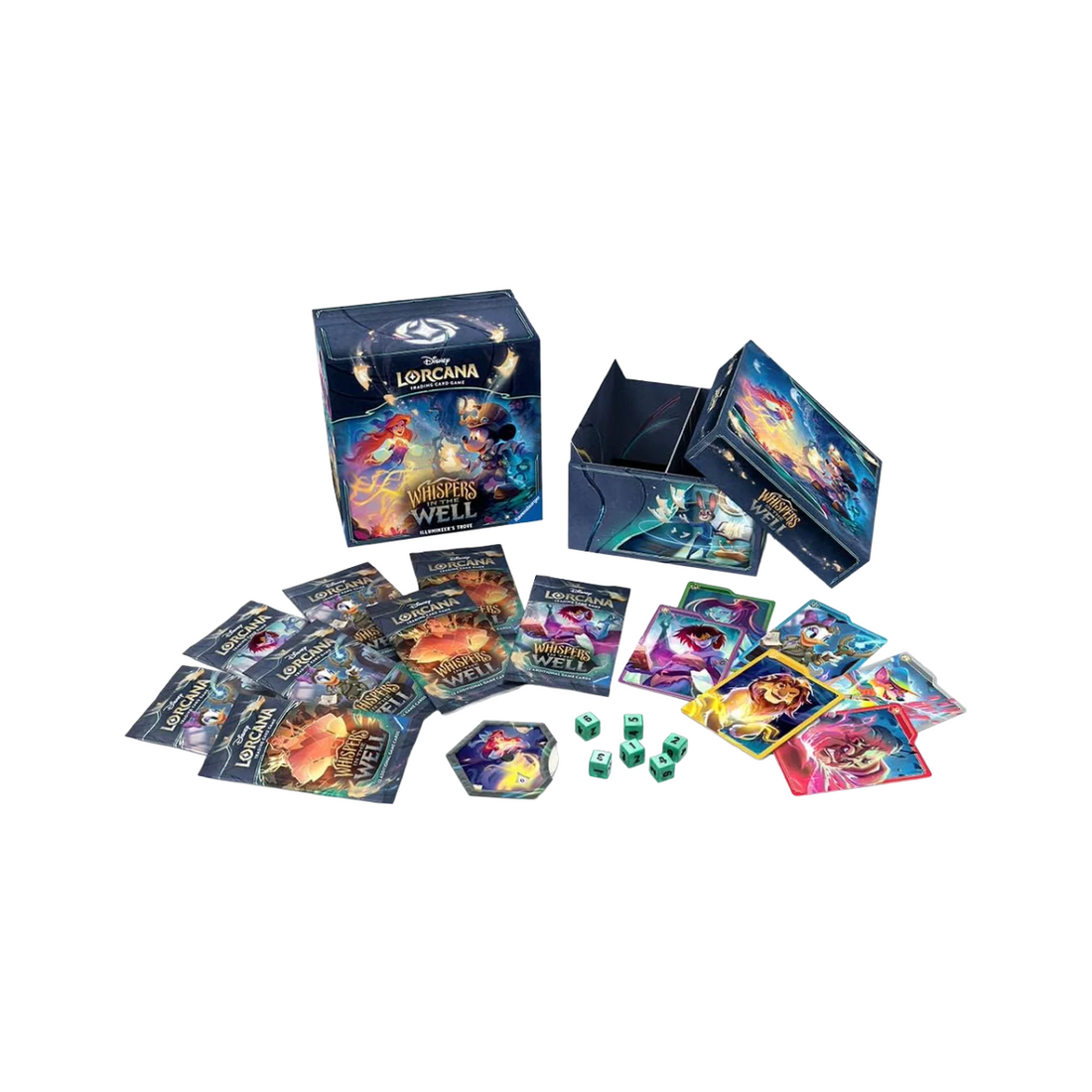 PREVENTA Lorcana Whispers in the Well Illumineer's Trove Pack Set 10