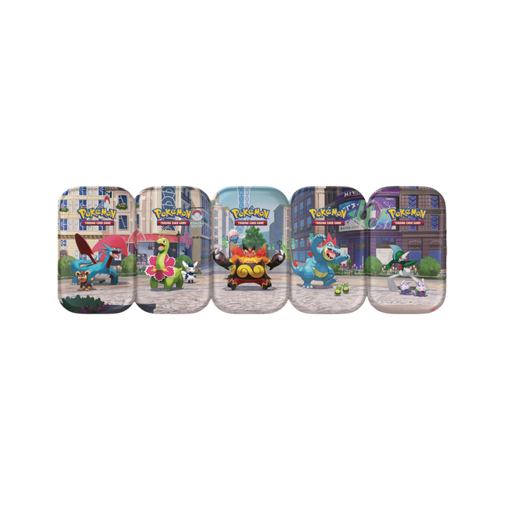 PREVENTA Pokémon Lumiose City Mini Tin ING 1 pieza diseño aleatorio