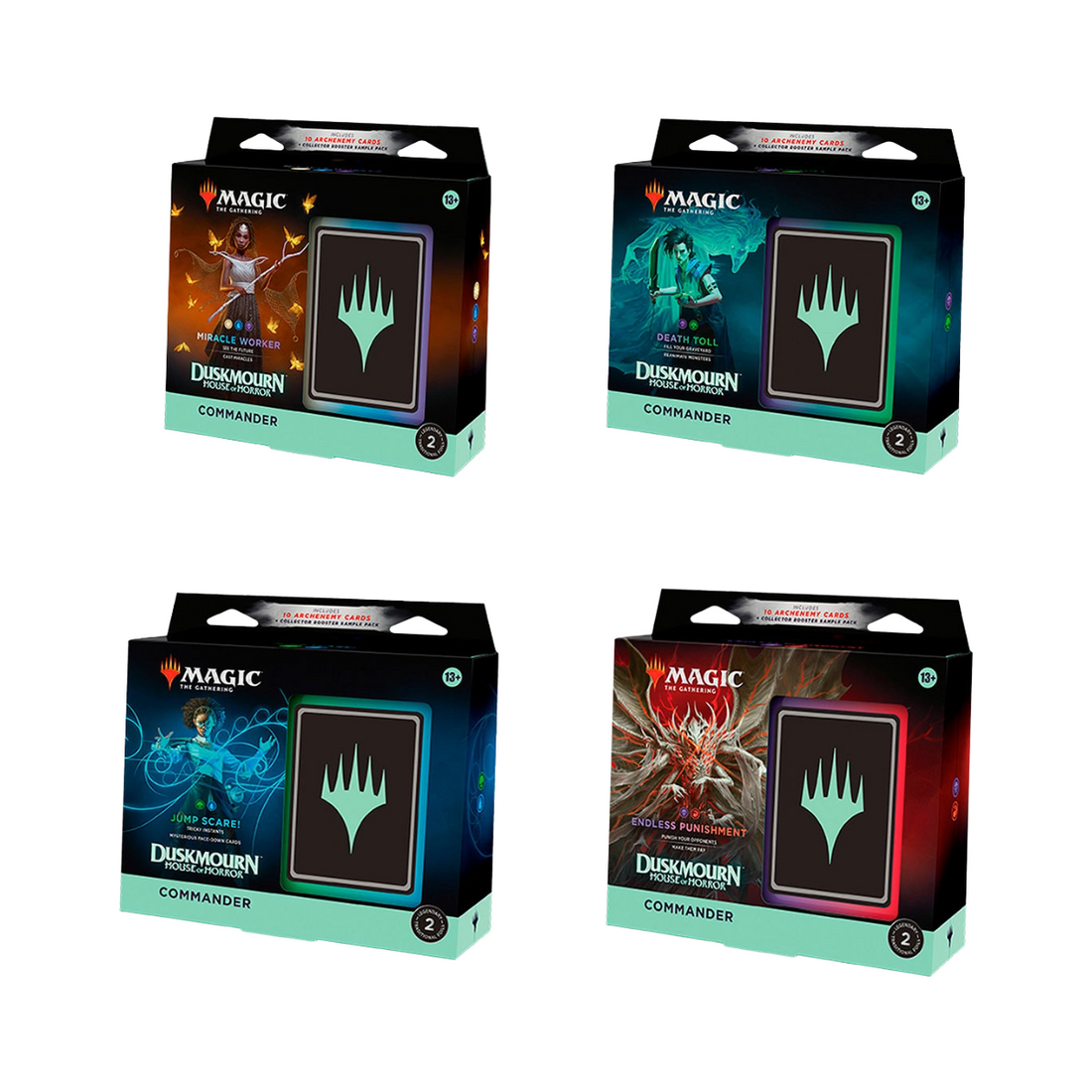 MTG: Duskmourn Commander Deck Display 1 deck aleatorio