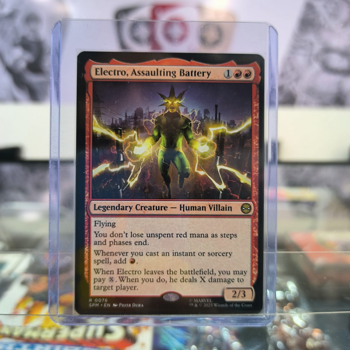 MTG: Marvel's Spider-Man Electro, Assaulting Battery #76