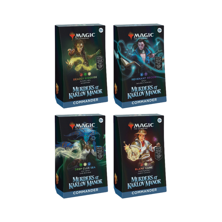 MTG Murders at Karlov Manor Commander Deck set de 4