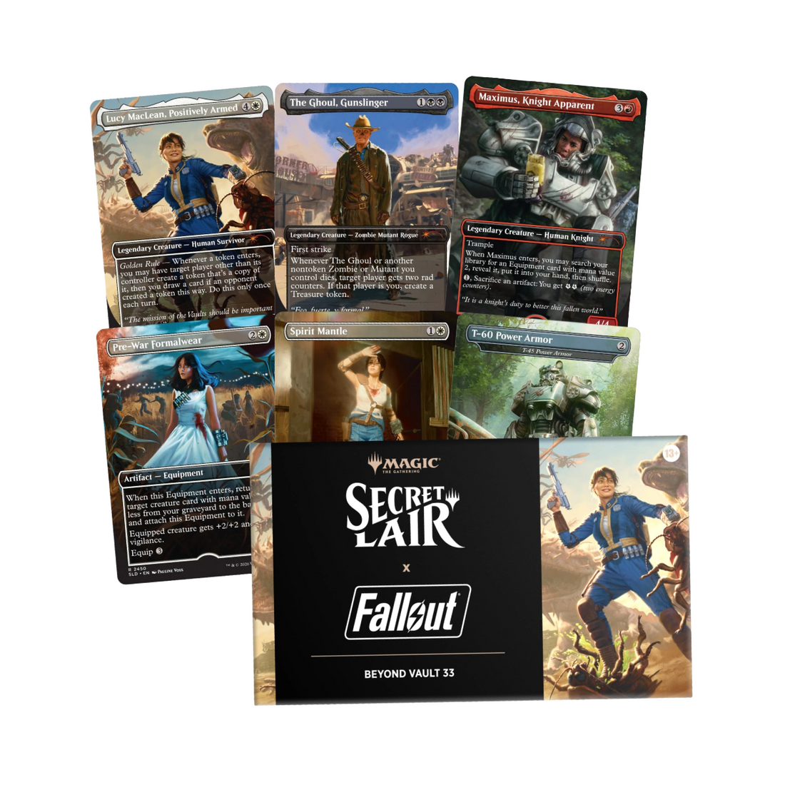 MTG Secret Lair x Fallout: Beyond Vault 33 No Foil