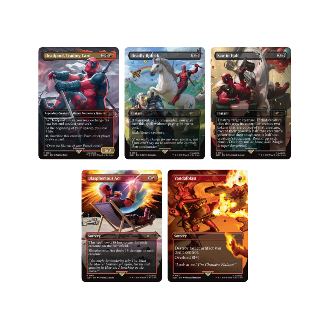 MTG Secret Lair x Marvel's Deadpool
