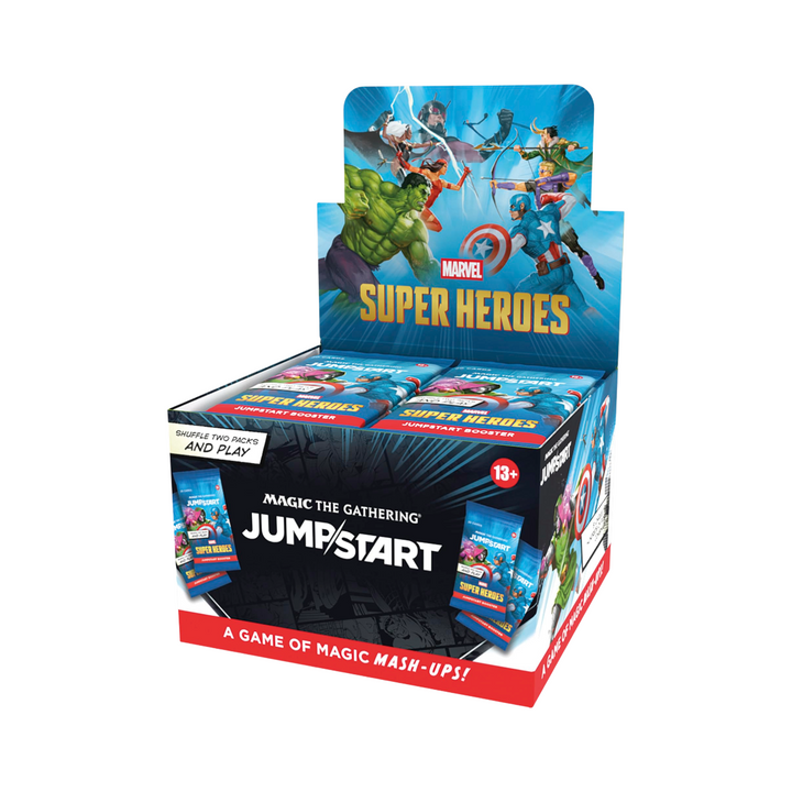 PREVENTA Magic the Gathering Marvel Super Heroes JumpStart Booster Display ING
