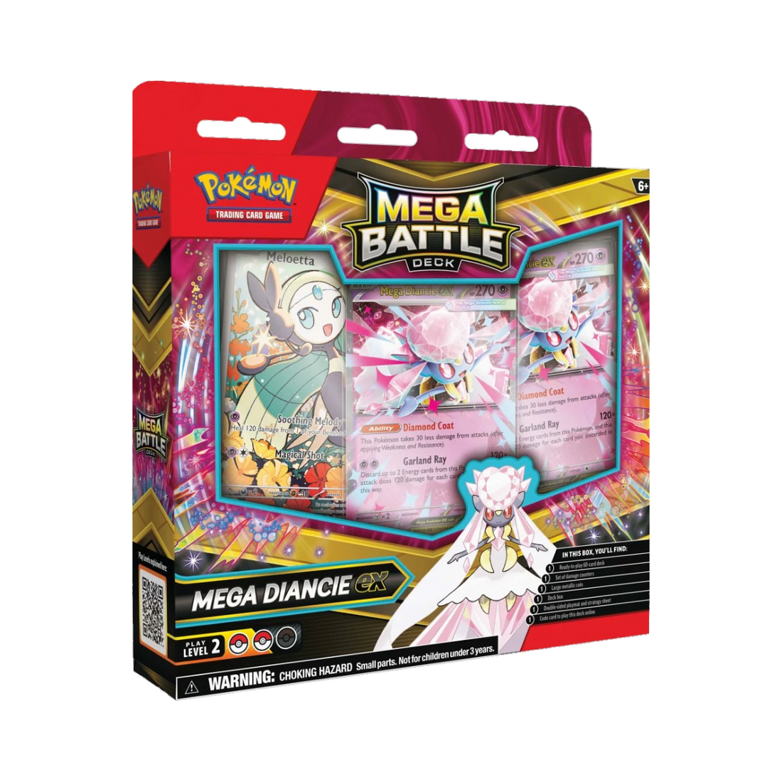 Pokémon TCG Mega Battle Deck Mega Gengar o Diancie ex ESPAÑOL