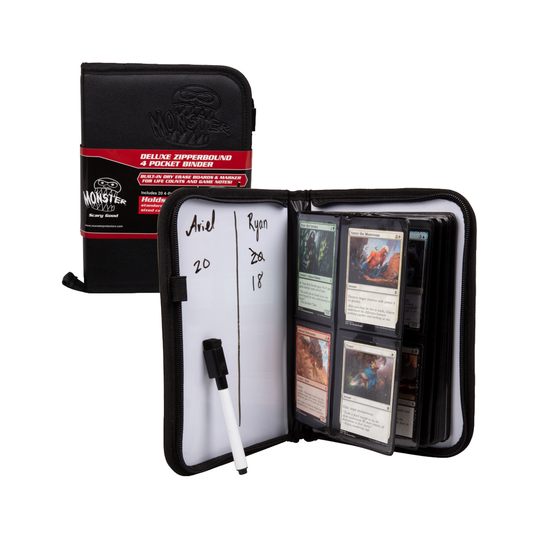 Monster Protectors - 4-Pocket Binder Zipper Bound