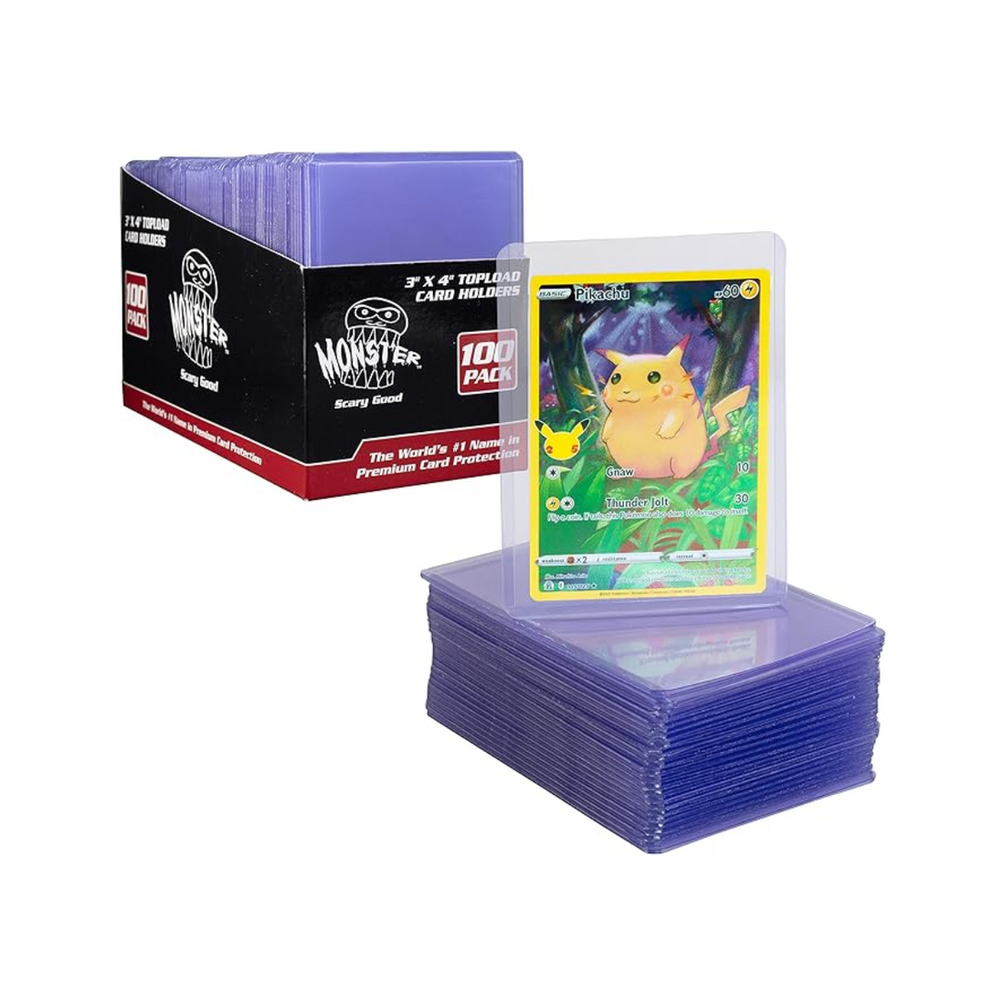 Monster Clear Top Loader Card Protectors for TCGs
