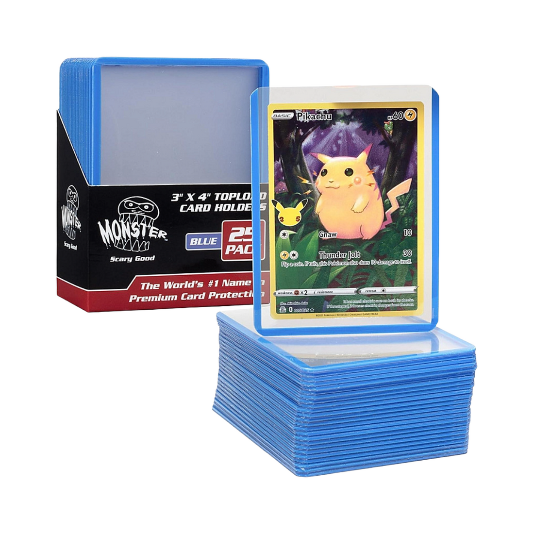 Monster Clear Top Loader for TCG 3x4 - 25