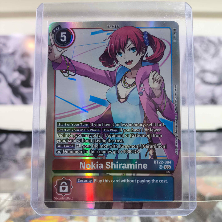 Nokia Shiramine BT22-084 Single Digimon TCG