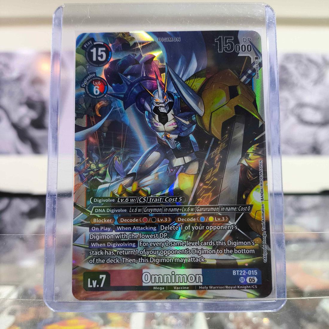 Omnimon BT22-015 Single Digimon TCG